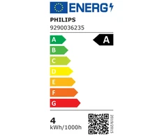 Signify LED lemputė PHILIPS ULTRA EFFICIENT, E27, A60, 4W (=60W), 2700K, 840lm, 210l/W, CL UE SRT4