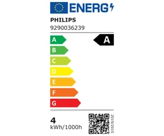 Signify LED lemputė PHILIPS ULTRA EFFICIENT, E27, A60, 4W(=60W), 4000K, 840lm, 210l/W, CL UE SRT4
