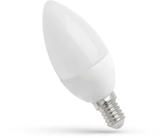 LED lemputė SPECTOR LIGHT, E14 C37, 6W, 3000K, 490 lm
