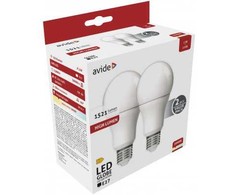 LED lemputės AVIDE, E27, A60, 13W, 3000K, 1521 lm, 2 vnt