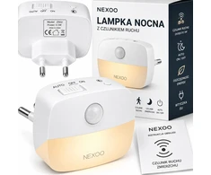LED NAKTINĖ LEMPA DUSK JUDĖJIMO JUDĖJIMO LIZDAS 3 REŽIMAI SUSISIEKTI SU NEXOO