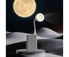 LED NAKTINIS LEMPAS MOONLIGHT PROJEKTORIUI 3 USB REŽIMAI + nuotolinio valdymo pultas 3 STAIGŲ LAIKMATIS