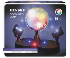 LED naktinis šviestuvas HENSKE DISCO PARTY LIGHT, RGB, 16 LED
