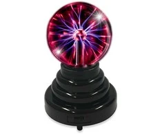 LED naktinis šviestuvas HENSKE MINI PLASMA BALL, USB, 4xAA elementai (neįeina)