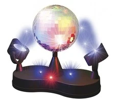 LED naktinis šviestuvas HENSKE MINI PLASMA BALL, USB, 4xAA elementai (neįeina)