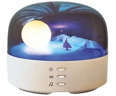 LED naktinis šviestuvas HENSKE MOON, dimeriuojamas