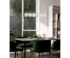 Bikuvalt 23W LED pakabinamas šviestuvas PELLUCID, bronzos sp./skaidrus, 3000K, 4297800
