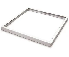 LED panelės rėmelis CLICK, baltas, 60x60cm, 73mm aukščio