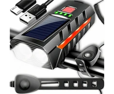 LED PRIEKINIS DVIRAČIO LEMPAS LOUD BELL 2400mAh Akumuliatorius