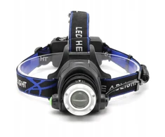 LED PRIEKINIS LEMPAS SU ZOOM BATERIJA 18650 REGULIUOJAMO KAMPO RINKINYS