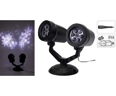 None Nežinomas LED projektorius "Snaigės" Double, 8 LED