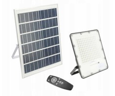 LED prožektorius BRAVOS, 200W, 2000lm, 6400K, IP65, 120°, saulės kolektorius, nuotolinio v