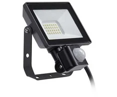 LED prožektorius PHILIPS, IP65, 20W, 3000K, 1800lm, su judesio davikliu, juodos sp., 14x5,4x15,3 cm