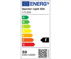 LED prožektorius Spec IP65 SpectorLight 50W 4000LM 4000K juodas