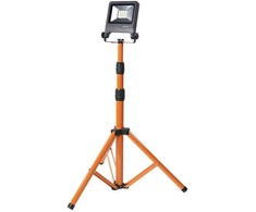 30W LED prožektorius su stovu WORKLIGHTS, tamsiai pilkas, 4000K, IP65