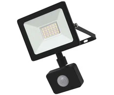 LED prožektorius TOPE TAMASENS, IP65, 20 W, 4000 K, 2400 lm, su judesio davikliu, juodos sp.
