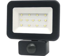 LED prožektorius TOPE TAMASENS, IP65, 50 W, 4000 K, 5500 lm, su judesio davikliu, juodos sp.