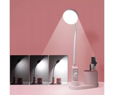 LED SKAITYMO STALINIS LAMPAS Mergaitėms, Vaikams, Rožinė naktinė lemputė