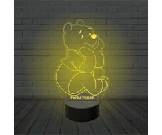 LED stalinis šviestuvas su graviravimu WINNIE THE PUOH
