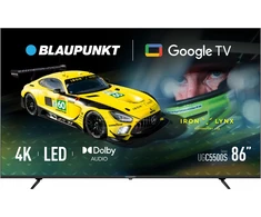 Televizorius Blaupunkt LED TV | 86UGC5500S | 86 | Smart TV | Google TV | UHD | Juodas