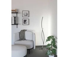 LED toršeras EGLO GRISOLIA, 20 W, 2500 lm, 4000 K, juodos sp, 22 x 22 x 129 cm