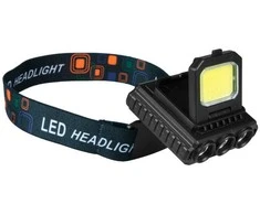 LED žibintuvėlis ant galos SP0307 DPM 130lm/500mAh juodas