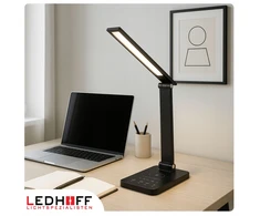 Ledhoff Lampka Biurkowa LED Nocna Na Biurko dla Dziecka + Įkroviklis INDUKCYJNA