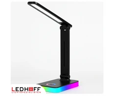 Ledhoff Stalinė lempa LED szkolna GAMING Dotykowa 3 barwy Na biurko Kolorowa USB