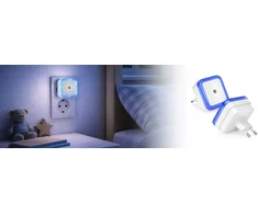 LEDLUX Lampka nocna LED do kontaktu Czujnik zmierzchu Žydra Orientacyjna