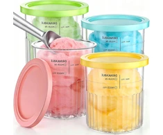 LEDŲ INDĖLIAI 4 VIENETAI SU DANČIAIS ​​ROŽINĖ 710ML 800ML BE BPA