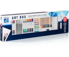 Lefranc Bourgeois Art Box 76 detalių dažų rinkinys