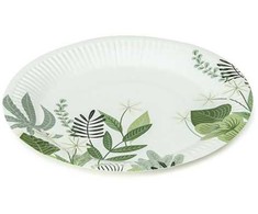 Lėkštės vienkartinės BIO kompostuojamos D18 cm 12 vnt Algon BA01054076233