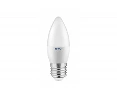 Bikuva.lt LED lemputė, C30, SMD 2835, WARM Baltas, E27, 6W, AC220-240V, 160° šviesos kampas, 470 lm,