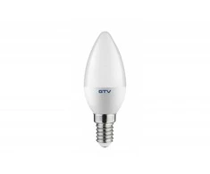 Bikuva.lt LED lemputė, C30, SMD 2835, WARM Baltas, E14, 3W, AC220-240V, 160° šviesos kampas, 200 lm,