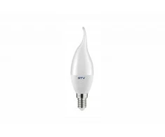 Bikuva.lt LED lemputė, C37L, SMD 2835, 4000K, E14, 8W, AC220-240V, šviesos kampas 160°, 700 lm, 70mA
