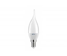 Bikuva.lt LED lemputė, C30L, SMD 2835, 4000K, E14, 6W, AC220-240V, šviesos kampas 160°, 470 lm, 52 m