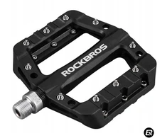 LENGVI, ILGUS PLATFORMOS PEDALAI SU KAIŠTIMIS, UNIVERSALUS ROCKBROS RINKINYS