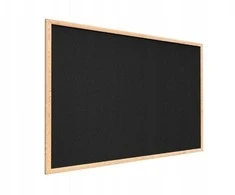 Lenta su mediniu rėmu Megacork 40x60cm juoda/nat.med. sp.