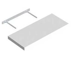 Velano Lentyna FS 595x235 Balta Blizgi