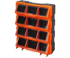Lentyna su 12 atvirų dėžių smulkmenoms LT Tactix 46x36x12cm