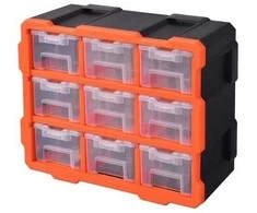 Lentyna su 9 atviromis dėžėmis smulkmenoms LT Tactix 79x37x35cm