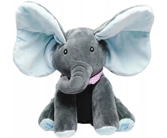 Leopard MASKOTAS groja SINGING ELEPHANT MOVES EARS INTERACTIVE ELEPHANT