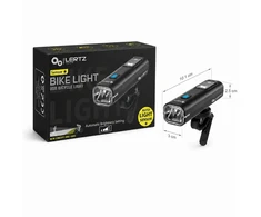 Lertz Galingas DVIRAČIO PRIEKINIS LEMPAS LED 5000K žibintuvėlis SENSOR LIGHT SENSOR