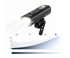 Lertz Galingas DVIRAČIO PRIEKINIS LEMPAS LED 5000K žibintuvėlis SENSOR LIGHT SENSOR