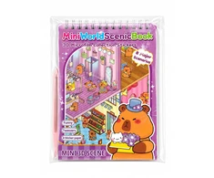 Letilo 3D Capybara Scrapbook Roombox DIY Mini House Miniatiūrinis namas x8