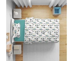 Letto Patalynė 100x160 + 40x60 DZIECIĘCA DO ŁÓŻECZKA BAWEŁNIANA 160x100 POLICJA