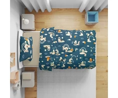 Letto Patalynė 80x160 + 40x60 DZIECIĘCA DO ŁÓŻECZKA BAWEŁNIANA 160x80 TRAKTORY