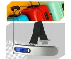 Lewer HOOK TRAVEL BAGAŽO svarstyklės, TURISTAS, ORO UOSTAS, RANKINIS LCD, IKI 50KG