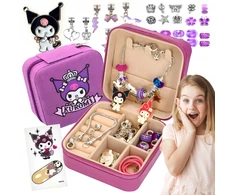 Lewer KUROMI BEADS RINKINYS ELEMENTAI CHARMS PAPUOŠALŲ APYRANKĖMS GAMINTI