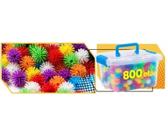 Lewer VELCRO CAP KŪRYBINĖS KALULĖLIAI VAIKAMS ŽAISTI DOVANŲ RINKINYS 800 vnt.
